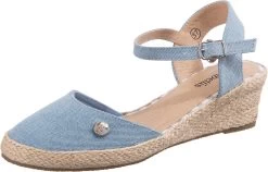 Bast Keilsandaletten