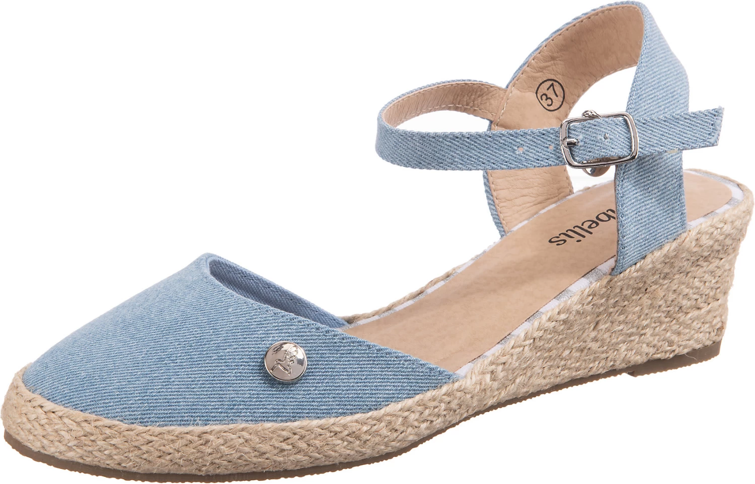 Bast Keilsandaletten 3 Bast Keilsandaletten