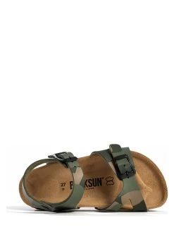 Sandalen "Tana" In Khaki -Modeschuh Geschäft backsun sandalen tana in khaki 3