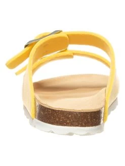 Pantoletten In Gelb -Modeschuh Geschäft bio pinguin pantoletten in gelb 2