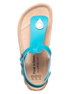 Sandalen In Türkis -Modeschuh Geschäft bio pinguin sandalen in turkis 3