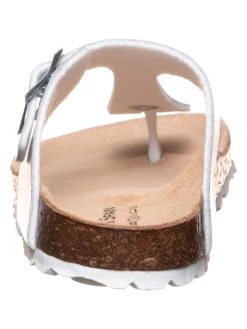 Zehentrenner In Silber -Modeschuh Geschäft bio pinguin zehentrenner in silber 2