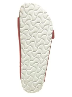 Birkenstock Leder-Pantoletten "Arizona" In Pink - Weite S -Modeschuh Geschäft birkenstock leder pantoletten arizona in pink weite s 4