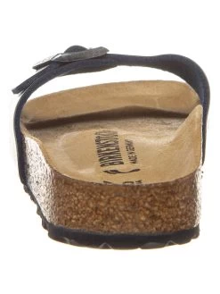 Birkenstock Pantoletten "Madrid" In Dunkelblau - Weite S -Modeschuh Geschäft birkenstock pantoletten madrid in dunkelblau weite s 2
