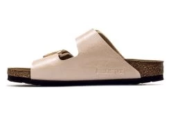 Birkenstock Sandale - Arizona Big Buckle - Graceful Pearl White -Modeschuh Geschäft birkenstock sandale arizona big buckle graceful pearl white 3