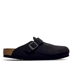 Birkenstock Sandale - Boston BFBC Earthy Vegan - Black