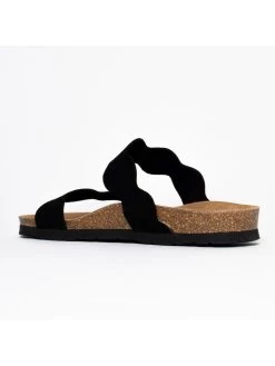 Pantoletten "Otaki" In Schwarz -Modeschuh Geschäft blue bay pantoletten otaki in schwarz 3