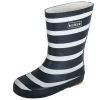 Gummistiefel "Naturkautschuck" In Blockstreifen -Modeschuh Geschäft bms sailing wear gummistiefel naturkautschuck in blockstreifen