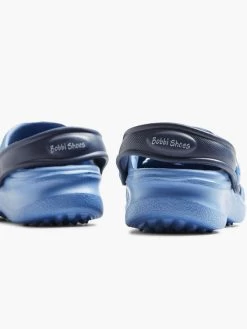 Clogs Blau -Modeschuh Geschäft bobbi shoes clogs blau 3