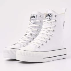 British Knights Sneaker Kaya High In Weiss/schwarz -Modeschuh Geschäft british knights sneaker kaya high in weiss schwarz 2