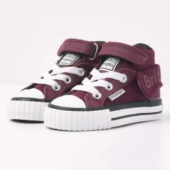 British Knights Sneaker Roco In Weinrot/weiss -Modeschuh Geschäft british knights sneaker roco in weinrot weiss 2