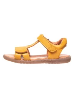 Bundgaard Leder-Sandalen "Reno" In Gelb