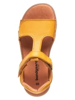 Bundgaard Leder-Sandalen "Reno" In Gelb -Modeschuh Geschäft bundgaard leder sandalen reno in gelb 3