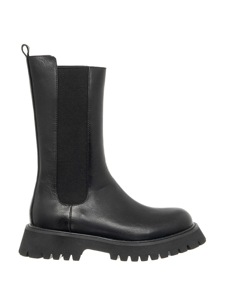 Café Noir Chelsea-Boots In Schwarz 3 Café Noir Chelsea-Boots In Schwarz