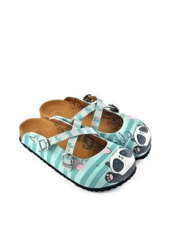 Clogs In Blau/ Bunt