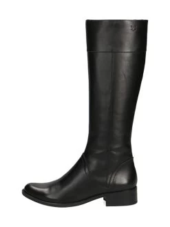 Caprice Leder-Stiefel In Schwarz