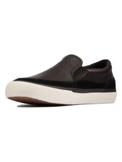 Clarks Leder-Slipper "Aceley Step" In Schwarz -Modeschuh Geschäft clarks leder slipper aceley step in schwarz 3