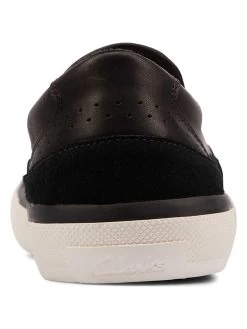 Clarks Leder-Slipper "Aceley Step" In Schwarz -Modeschuh Geschäft clarks leder slipper aceley step in schwarz 5