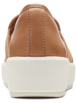 Clarks Leder-Slipper In Camel -Modeschuh Geschäft clarks leder slipper in camel 5