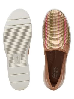 Clarks Leder-Slipper In Camel -Modeschuh Geschäft clarks leder slipper in camel 6