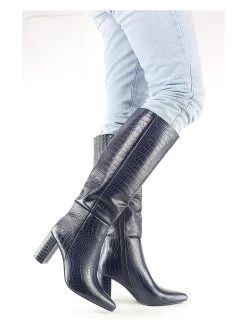 Stiefel In Dunkelblau -Modeschuh Geschäft cm stiefel in dunkelblau 3