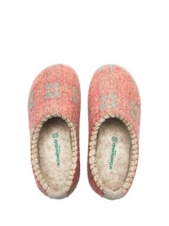 Hausschuhe In Orange/ Bunt -Modeschuh Geschäft comfortfusse hausschuhe in orange bunt 3