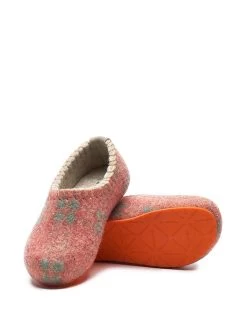 Hausschuhe In Orange/ Bunt -Modeschuh Geschäft comfortfusse hausschuhe in orange bunt 4