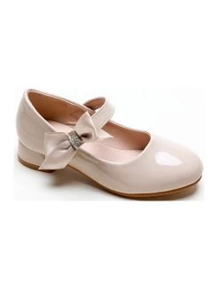 Spangenballerinas In Beige