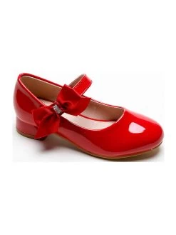 Spangenballerinas In Rot