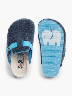 Elefanten Hausschuh Blau -Modeschuh Geschäft elefanten hausschuh blau 2