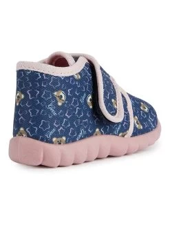 Geox Hausschuhe "Zyzie" In Blau -Modeschuh Geschäft geox hausschuhe zyzie in blau 3