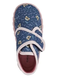 Geox Hausschuhe "Zyzie" In Blau -Modeschuh Geschäft geox hausschuhe zyzie in blau 4