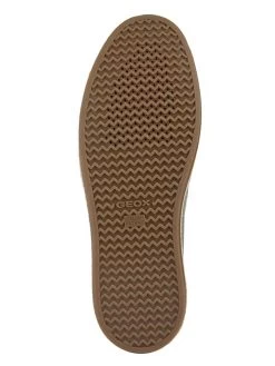 Geox Leder-Slipper "Upantelleria" In Grau -Modeschuh Geschäft geox leder slipper upantelleria in grau 5