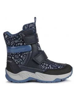 Geox Winterboots "Sentiero" In Dunkelblau/ Blau