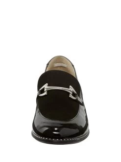 Heine Leder-Mokassins In Schwarz -Modeschuh Geschäft heine leder mokassins in schwarz 1