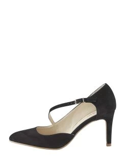 Heine Leder-Pumps In Schwarz