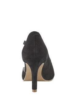 Heine Leder-Pumps In Schwarz -Modeschuh Geschäft heine leder pumps in schwarz 3
