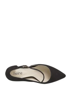Heine Leder-Pumps In Schwarz -Modeschuh Geschäft heine leder pumps in schwarz 4