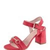 Heine Sandaletten In Koralle -Modeschuh Geschäft heine sandaletten in koralle