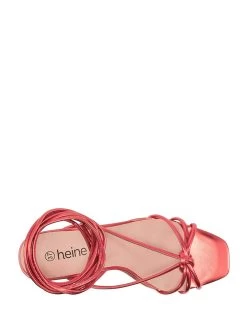 Heine Sandaletten In Pink -Modeschuh Geschäft heine sandaletten in pink 4