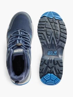 Jack Wolfskin Trekkingboots Wolf Hiker Blau -Modeschuh Geschäft jack wolfskin trekkingboots wolf hiker blau 2