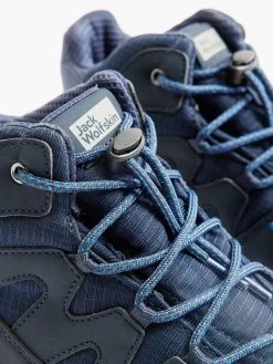 Jack Wolfskin Trekkingboots Wolf Hiker Blau -Modeschuh Geschäft jack wolfskin trekkingboots wolf hiker blau 4