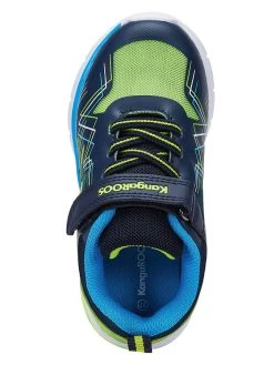 KangaRoos Sneakers "Flasher" In Blau/ Grün -Modeschuh Geschäft kangaroos sneakers flasher in blau grun 4