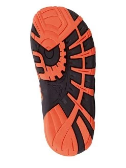 Kappa Halbsandalen In Dunkelblau/ Orange -Modeschuh Geschäft kappa halbsandalen in dunkelblau orange 5
