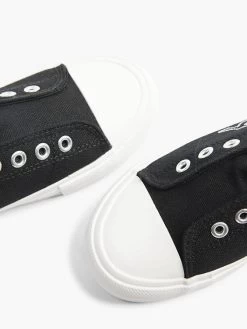 Kappa Slipper Schwarz -Modeschuh Geschäft kappa slipper schwarz 4