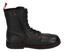 Kickers Stiefel MEETICKZIP 814384-50-82 In Schwarz -Modeschuh Geschäft kickers stiefel meetickzip 814384 50 82 in schwarz 3