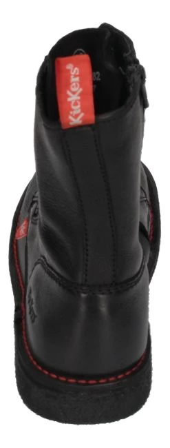 Kickers Stiefel MEETICKZIP 814384-50-82 In Schwarz -Modeschuh Geschäft kickers stiefel meetickzip 814384 50 82 in schwarz 4
