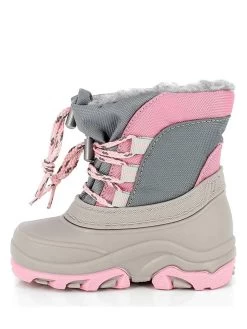Kimberfeel Winterstiefel In Grau/ Rosa -Modeschuh Geschäft kimberfeel winterstiefel in grau rosa 1
