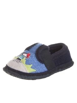 Filz-Hausschuhe "Julian" In Blau/ Bunt