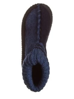 Hüttenschuhe "Trixi" In Dunkelblau -Modeschuh Geschäft kitz pichler huttenschuhe trixi in dunkelblau 2